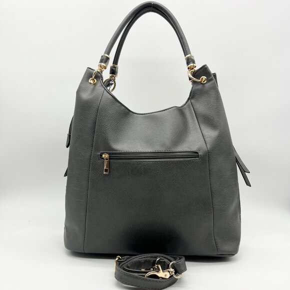 MKF Charcoal April Hobo Bag - Picture 2 of 11